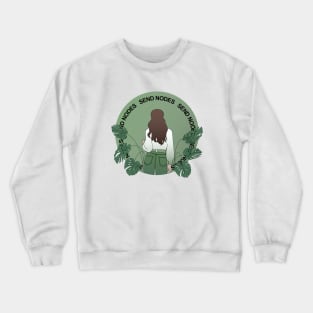 Send Nodes Plant Girl Crewneck Sweatshirt